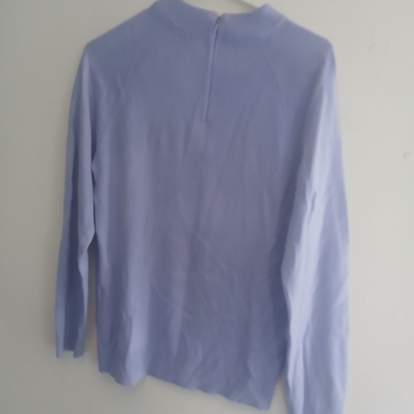 Carolyn Taylor Lavender Crew Neck Sweater (0330) - Picture 2 of 3